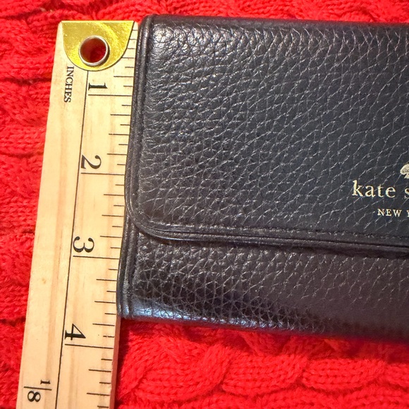 Kate Spade Black Textured Wallet - Picture 2 of 6